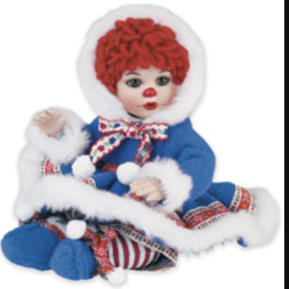 Marie Osmond Eskimo Kissy Tiny Tot Porcelain 5.5"